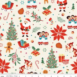 Season's Greetings in Cream