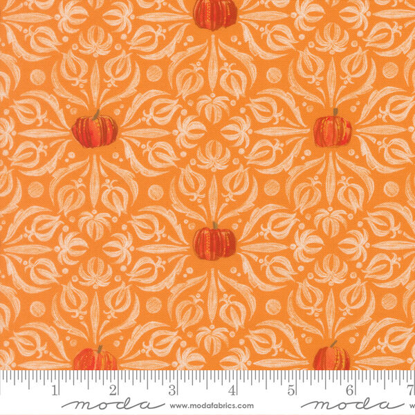 Medallion Tiles in Pumpkin