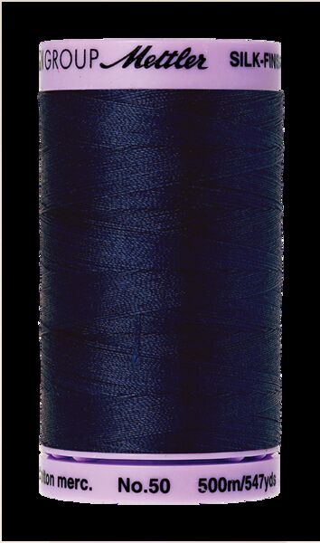 Navy (9104-0825) - Silk Finish Cotton 50wt - 547 Yards