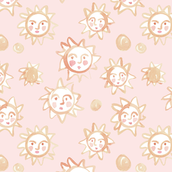 Sun Goddess in Pink Sand