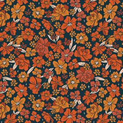 October Blooms in Evening