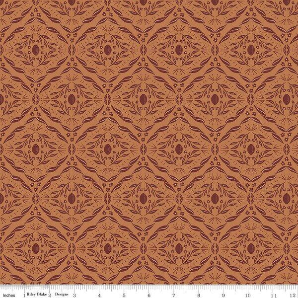 Damask in Terracotta