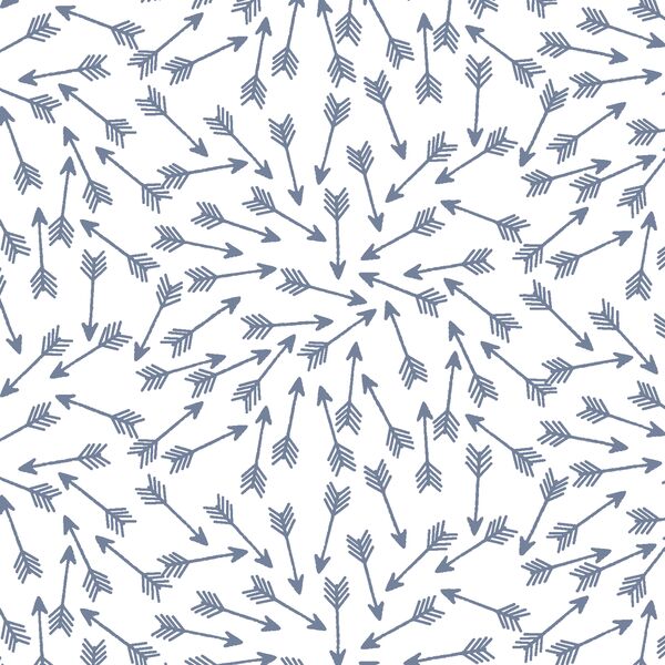 Arrows in Dove on White