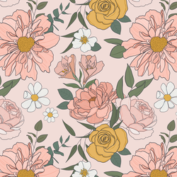 Claire Floral in Light Pink