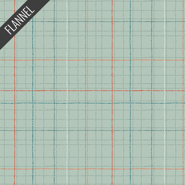 Lined Seedbed Flannel in Soft