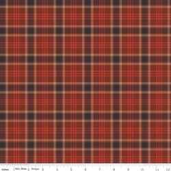 Plaid in Terracotta