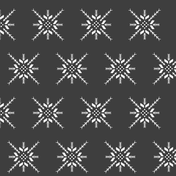 Snowflake Stitch in Onyx