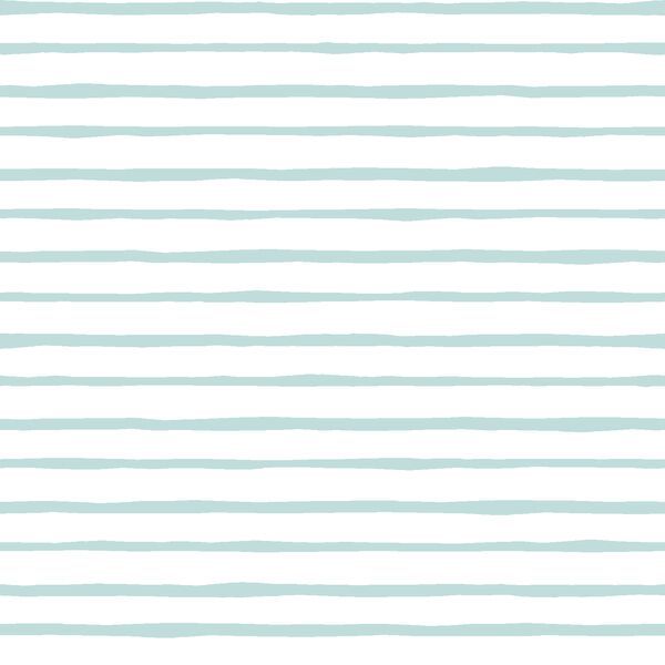 Artisan Stripe in Glacier Blue on White