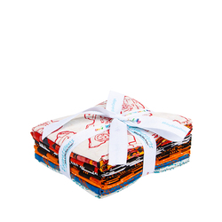 Expressions Batiks Fat Quarter Bundle in Full Throttle Hot Wheels Traditional Racing C