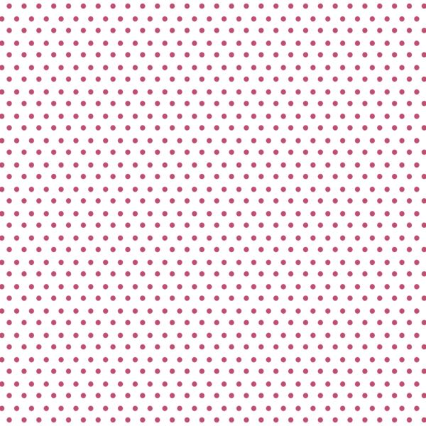 Polka Dots in Mulberry Bush on White