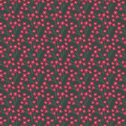 Woodland Bloom in Pine Green