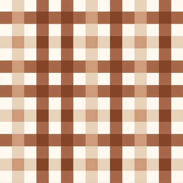 Large Woodland Gingham in Spice