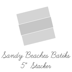 Expressions Batiks 5" Square Pack in Sandy Beaches