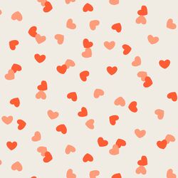 Confetti Hearts in Vanilla