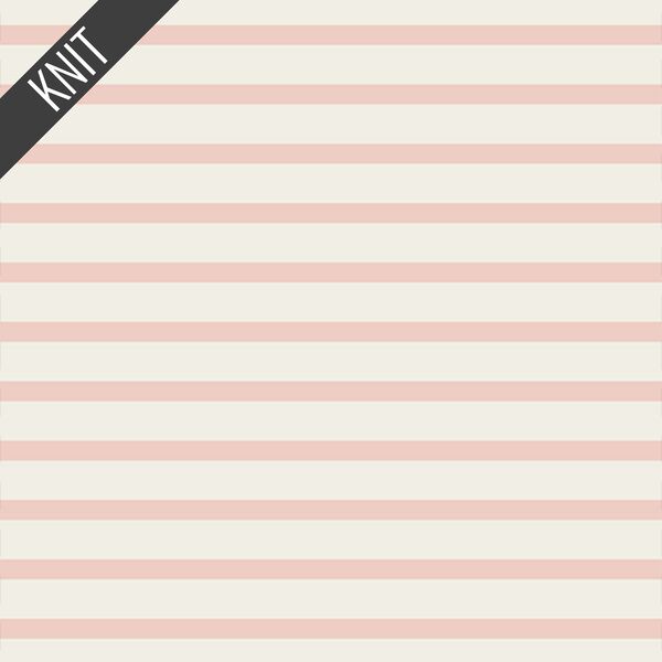 Striped Apart Knit in Rose
