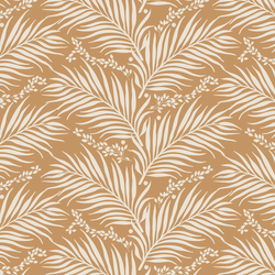 Palms in Cream on Tawny