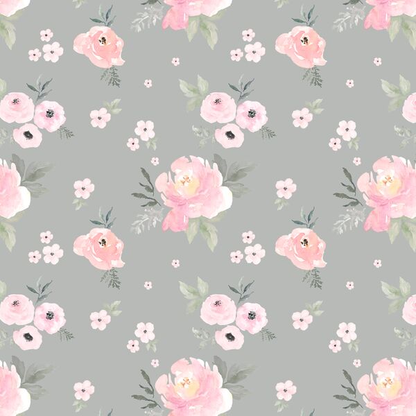 Small Sweet Blush Roses in Pebble