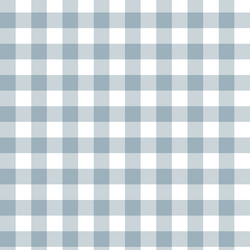 Spring Gingham in Slate Blue