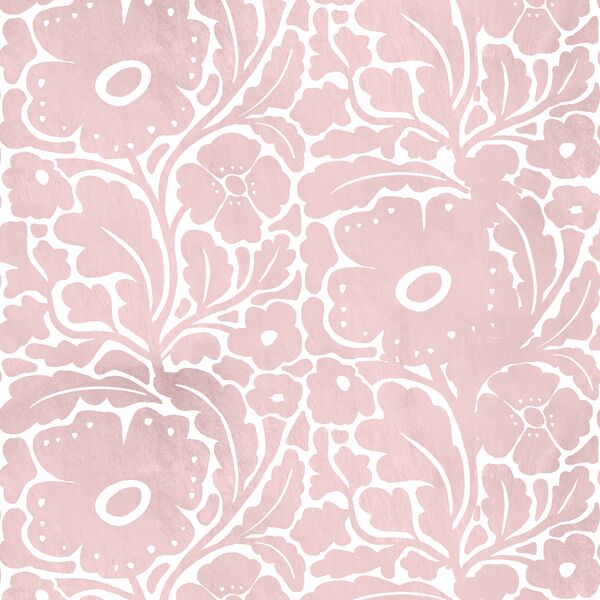 Island Blockprint in Pink Sand