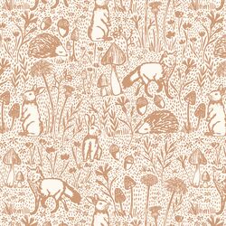 Large Woods of Whimsy in Light Mahogany on Cream