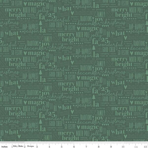 Text in Green