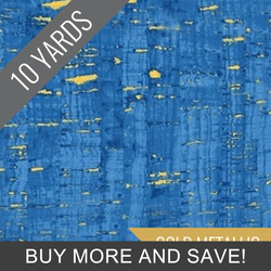 Uncorked in True Blue Metallic - 10 Yard Bolt
