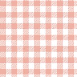 Medium Buffalo Plaid in Peony