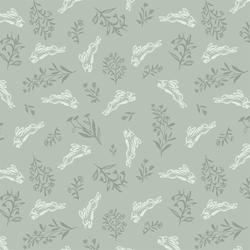 Meadow Bunnies in Sage