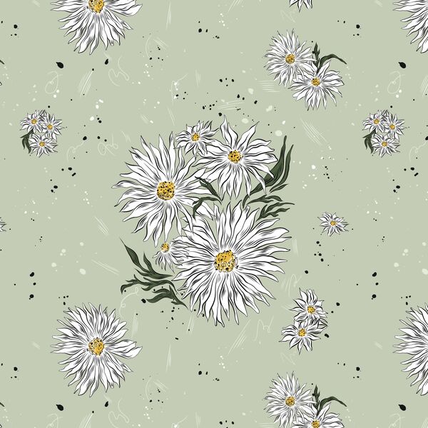 Wild Daisy in Matcha