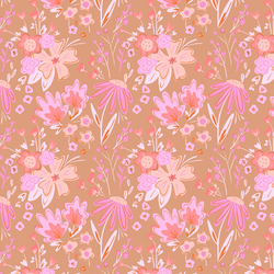 Blissful Floral in Cinnamon Sugar