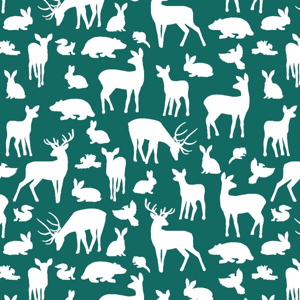 Forest Friends in Emerald