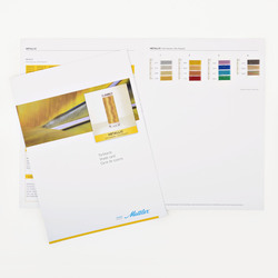 Mettler Metallic Color Card
