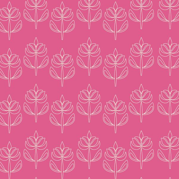 Scandi Rhymes in Pink Azalea