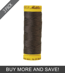 Charcoal (9128-1282) - Silk Finish Cotton 28wt - 87 Yards (3 Pack)