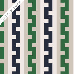 Imara Cotton Duck in Navy Green