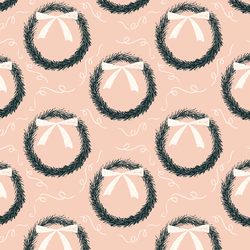 Deck the Halls in Frosted Pink