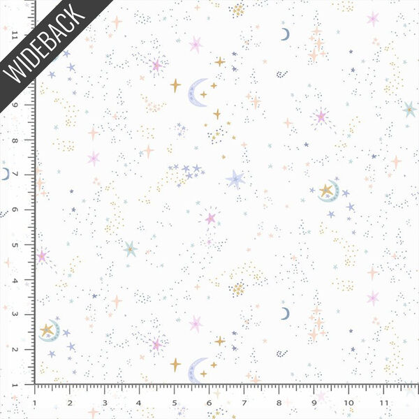 Starry Night Wideback in White
