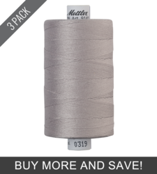 Cloud Gray (9141-0319) - Silk Finish Cotton 40wt - 1094 Yards (3 Pack)