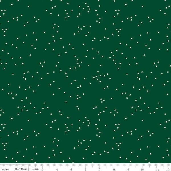 Blossom in Christmas Green