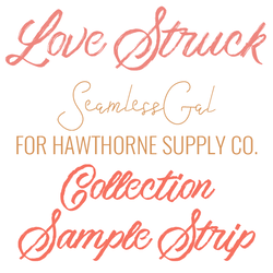 Love Struck Sample Strip