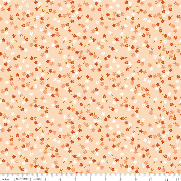 Ditsy Floral in Shell