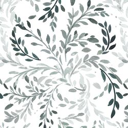 Willow Vines in Dusty Teal