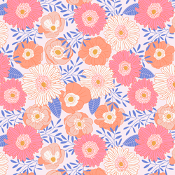 Blooming Floral in Barely Pink