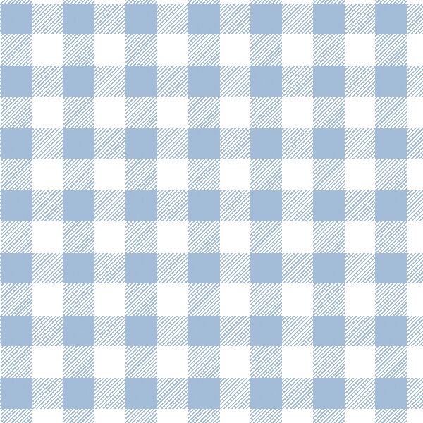Medium Buffalo Plaid in Water