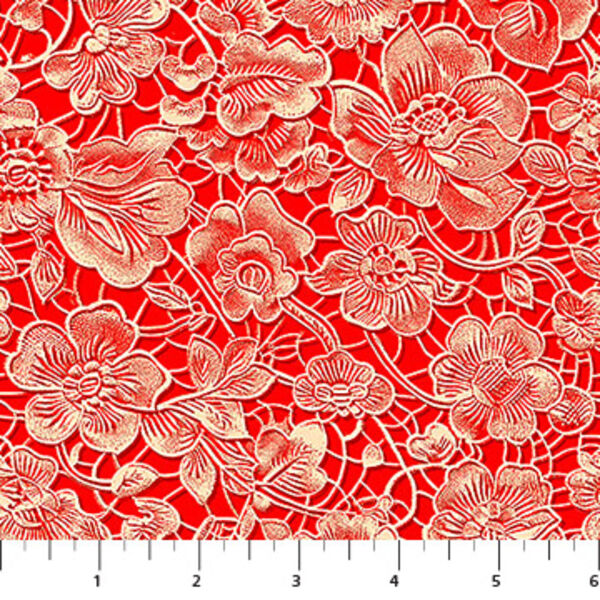 Venetian Lace in Scarlet