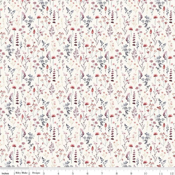 Wildflowers in Cream