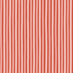 Winter Candy Stripes in Cranberry