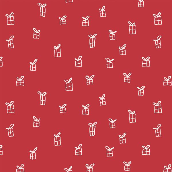 Presents in Poinsettia