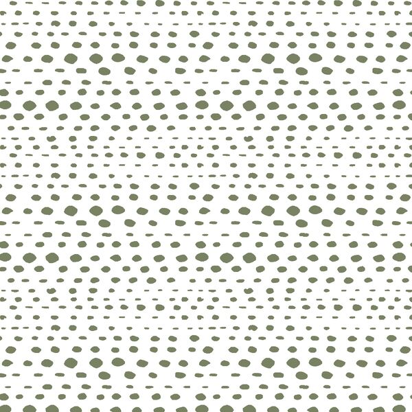 Little Skipping Stones in Olive on White