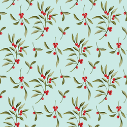 Holly in Soft Aqua